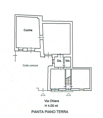 B-491 PATERNO’ – VIA CHIARA (Zona Via Vitt. Emanuele)
